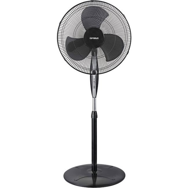 Swivel Oscillating Stand Fan with Remote; Black - 18 in. SW16284 - main